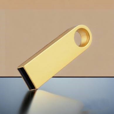 Флешка "Гильдия" объем памяти 16 Гб из прочного металлического корпуса в золотом цвете